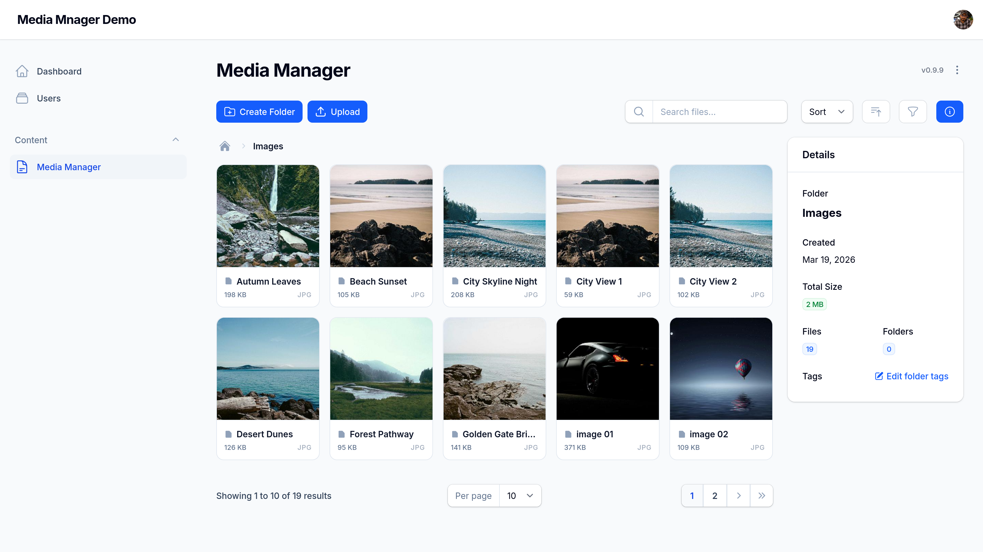 Media Manager Overview